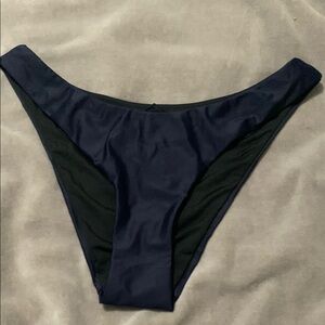 J. Crew Blue Bikini Swimwear Classic Low-Rise
